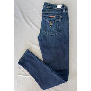 Hudson Jax Boyfriend Skinny Stretch Denim Jeans. Perfectly Broken In, Size 26